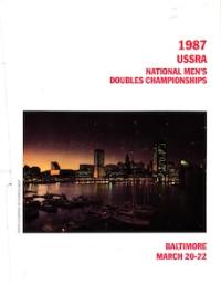 1987 USSRA National Men_s Doubles Championships