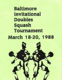 1988 Baltimore Invitational Doubles Squash Tournament